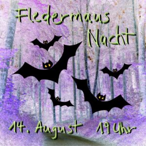 Fledermaus-Nacht der Hölzwürmer der Vogel- und Naturschutzgruppe Karlstein mit den Wanderfreunden Großwelzheim